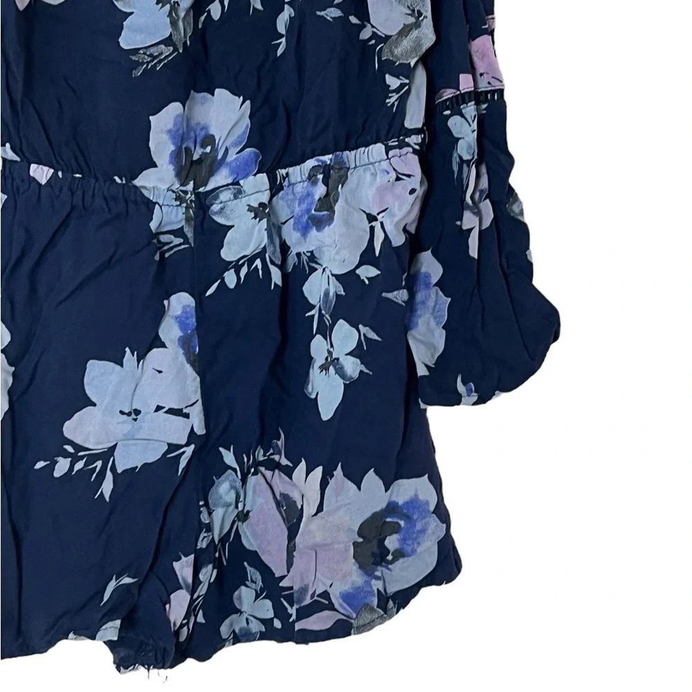 The Children’s Place | Rayon floral long sleeve cold shoulder short romp…
